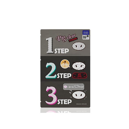 HolikaHolika Pig Clear Balckhead 3-STEP Kit Strong