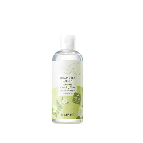 the SAEM Healing Tea Garden Green Tea Cleansing Water