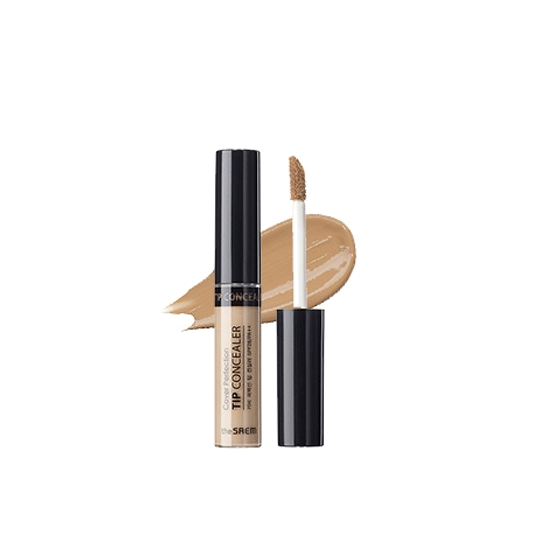 the SAEM Cover Perfection Tip Concealer (Contour Beige / Brightener)