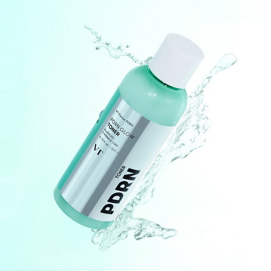 DSO512_P A bottle of VT PDRN Glow Toner.